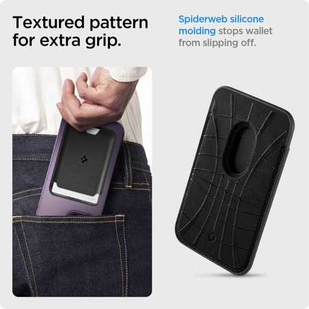 Spigen Valentinus Pro MagSafe - Magnetic Wallet (Black)