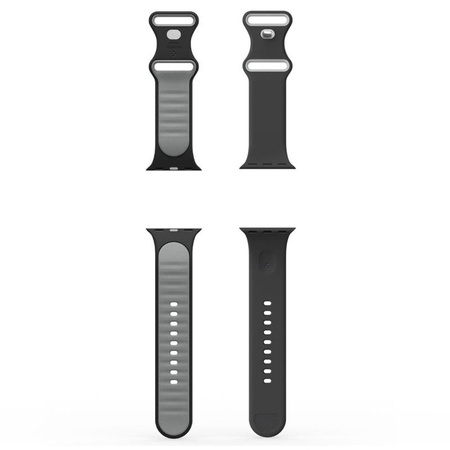 Spigen Nano Pop – Řemínek pro Apple Watch 44/45/46/49 mm (Černý Sezam)