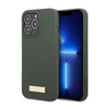 Guess Silikonové pouzdro MagSafe s logem - iPhone 13 Pro Max (zelené)