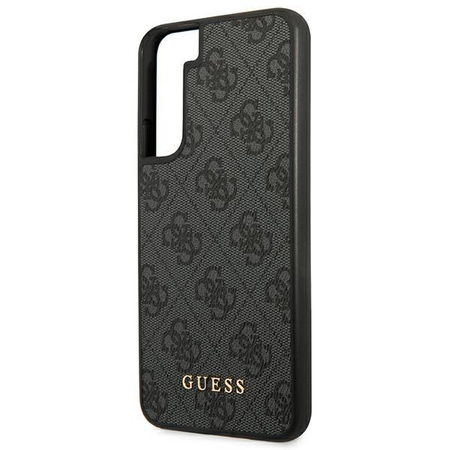 Guess 4G Metall Gold Logo - Samsung Galaxy S22 Gehäuse (grau)