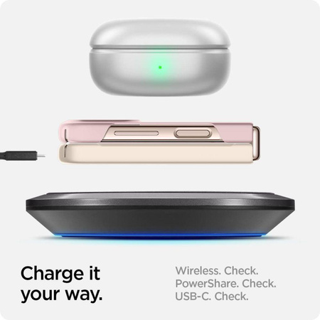 Spigen Airskin - tok Samsung Galaxy Z Flip 4 készülékhez (rózsaszín)