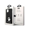 Karl Lagerfeld Silicone NFT Choupette - Coque iPhone 14 (noir)