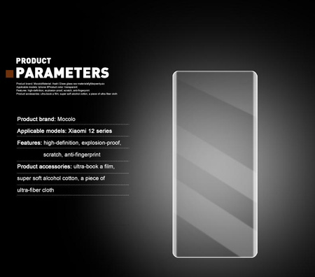 Mocolo 3D UV Glass - Verre anti-UV pour Xiaomi 12 Pro