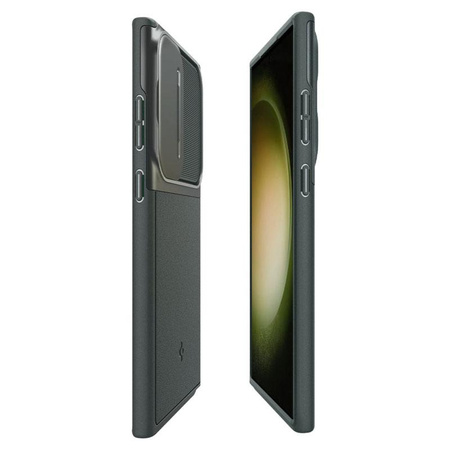 Spigen Optik Armor - Etui pour Samsung Galaxy S23 Ultra (Abyss Green)
