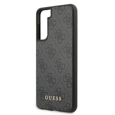 Guess 4G Metal Logo - Etui Samsung Galaxy S21 (szary)