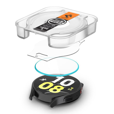 Spigen GLAS.TR EZ FIT 2-Pack - Verre trempé pour Samsung Galaxy Watch 6 44 mm (2 pcs)