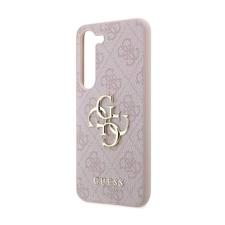 Guess 4G Großes Metall-Logo - Samsung Galaxy S24 Tasche (rosa)