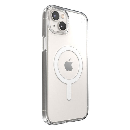 Speck Presidio Perfect-Clear + MagSafe - iPhone 15 Plus / iPhone 14 Plus Case (Clear)