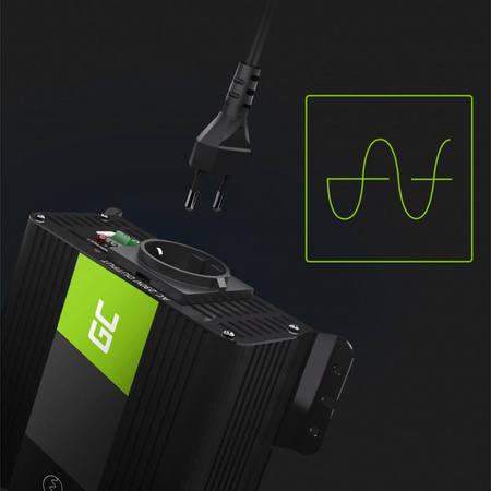 Green Cell - Onduleur PRO 12V à 230V 500W/1000W convertisseur de tension à onde sinusoïdale pure