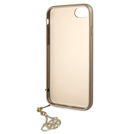 Guess 4G Charms Collection - Etui iPhone SE 2022/ SE 2020 / 8 / 7 z zawieszką (szary)