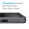 Speck Presidio2 Grip - Samsung Galaxy S22 Ultra Case with MICROBAN Coating (Graphite Grey/Black)