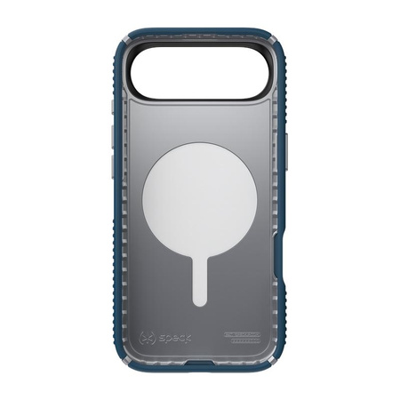 Speck Presidio2 Grip ClickLock & MagSafe - iPhone Air Case (Deep Sea / Silver Metallic / Spell Blue)