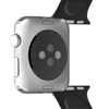 PURO ICON - Elastyczny pasek sportowy do Apple Watch 42/44/45 mm (S/M & M/L) (czarny)