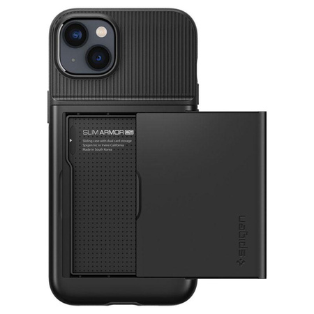 Spigen Slim Armor CS - Hülle für iPhone 14 Plus (Schwarz)