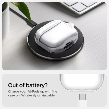 Spigen Ultra Hybrid - Case for Apple AirPods 4 (Jet White)