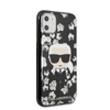 Karl Lagerfeld Iconic Karl Flower - Coque pour iPhone 11 (noir)