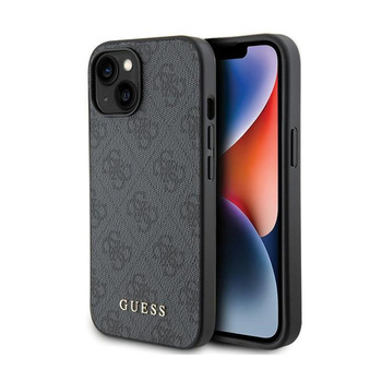 Guess 4G Metal Gold Logo - iPhone 15 Plus Case (gray)