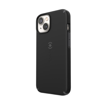 Speck CandyShell Pro + MagSafe - iPhone 14 / iPhone 13 Case with MICROBAN Coating (Black / Slate Grey)