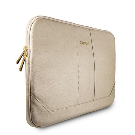 Guess Saffiano Computer Sleeve – Etui na notebooka 13” (beżowy)