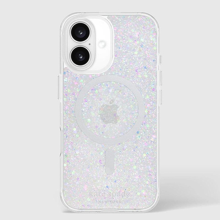 Kate Spade New York Protective MagSafe - Hülle für iPhone 16 (Chunky Glitter)