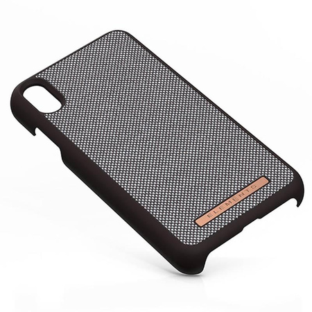 Nordic Elements Saeson Idun - Coque en matériau pour iPhone Xs Max (marron foncé)