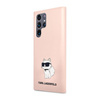 Karl Lagerfeld szilikon NFT Choupette - Samsung Galaxy S23 Ultra tok (rózsaszín)