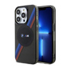 BMW Tricolor Stripes MagSafe - pouzdro pro iPhone 14 Pro (šedé)
