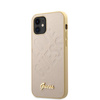 Guess Iridescent Love - Coque pour iPhone 12 mini (or)