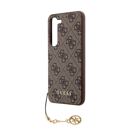 Guess 4G Charms Collection - Samsung Galaxy S24 Tasche (braun)