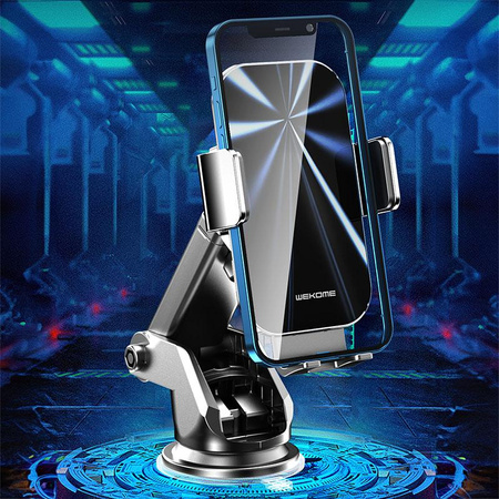 WEKOME WP-U203 K Captain Series - Car holder with 15W wireless charging (Black)