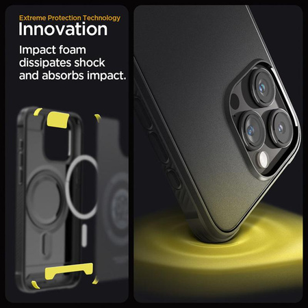 Spigen Rugged Armor MagSafe - pouzdro pro iPhone 15 Pro (matně černé)