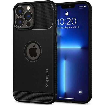 Spigen Rugged Armor - Case for iPhone 13 Pro Case (Black)