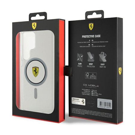 Ferrari IML Transp Inner Circle Line MagSafe - Samsung Galaxy S24 Ultra case (transparent)