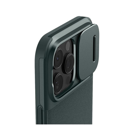 Spigen Optik Armor MagSafe - Coque pour iPhone 16 Pro Max (Abyss Green)