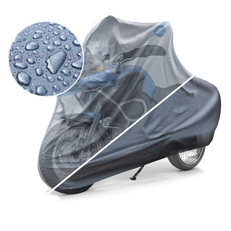 Dunlop - motorcycle cover, size L made of durable material