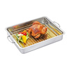 Küchenprofi Style - Steel baking dish with grate 40×31.5×6.5 cm