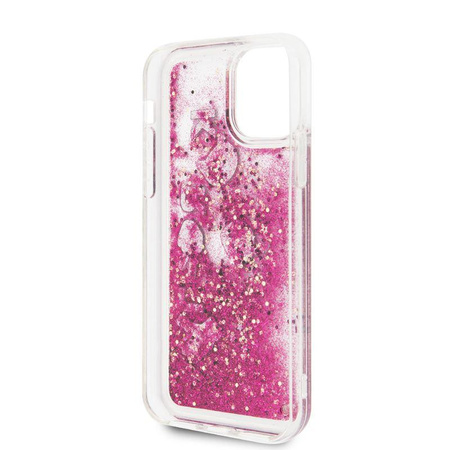 Karl Lagerfeld Glitter Liquid Floatting Charms - iPhone 11 Case (Pink Floatting Charms)