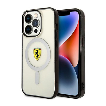 Ferrari Outline Magsafe - iPhone 14 Pro Tasche (Transparent)