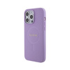 Guess Saffiano MagSafe - iPhone 15 Pro Max Tasche (lila)