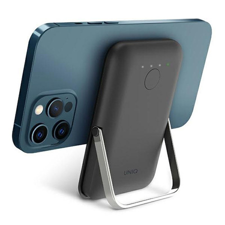 UNIQ Hoveo - Power Bank indukcyjny 5000mAh MagSafe 20W USB-C Power Delivery (czarny)