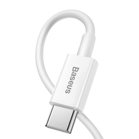 Baseus Superior Series - USB-C to Lightning PD 20W connection cable 0.25m (white)