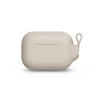 Moshi Pebbo - AirPods Pro Tasche mit abnehmbarer Handschlaufe (Savanna Beige)