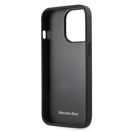 Mercedes Leather Urban Line - iPhone 13 Pro Case (red)