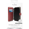 PURO Universal Wallet 360° - Universal swivel case with card pockets, size XL (red)