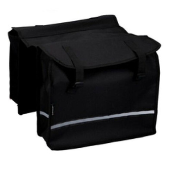 Dunlop - Torba / sakwa rowerowa na bagażnik duża 26 l (Czarny)