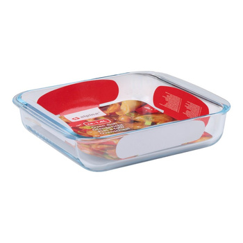 Alpina - Glass ovenproof dish 24.5x22x5 cm 1.6 L