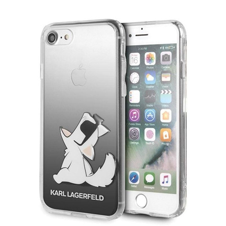 Karl Lagerfeld Choupette Fun napszemüveg - iPhone SE 2020 / 8 / 7 tok (fekete)