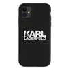 Karl Lagerfeld Silicone Stack Logo - pouzdro pro iPhone 11 (černé)