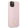 Guess Silicone Triangle Logo - pouzdro pro iPhone 13 (fialové)