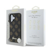 Guess Peony Script MagSafe - Etui iPhone 16 Plus (czarny)